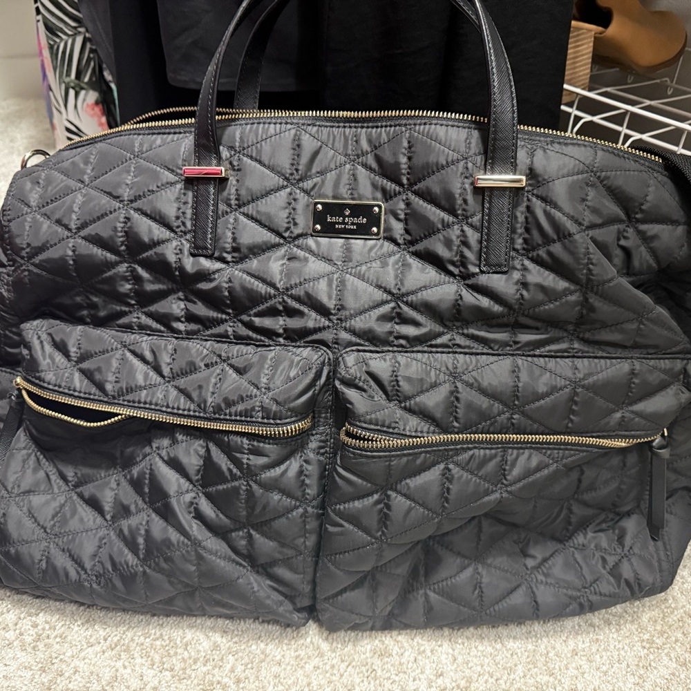 Kate Spade Black Logo Interior Bag